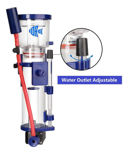 Skimmer De Nano Proteínas Para Acuarios De Agua Salada, De