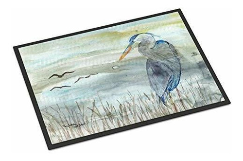 Caroline S Treasures Sc2007mat Blue Heron Tapete De Acu...