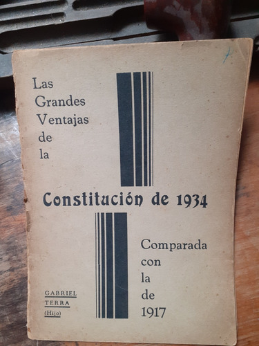 Constitución De 1934-constitución Comparada Con La De 1917