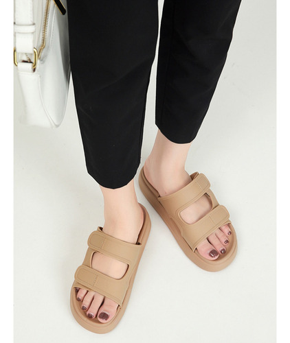 Sandalias De Mujer Con Suela Plana Y Suave
