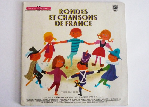 Rondes Et Chansons De France - Libro Disco - Lp 10 Vinilo 