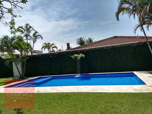 Casa Com Piscina, 5 Dormitórios À Venda, 209 M² Por R$ 750.000 - Cibratel Ii - Itanhaém/sp - Ca1625