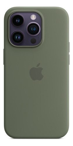 Funda Silicona Apple iPhone 13 Pro Max Magsafe Verde