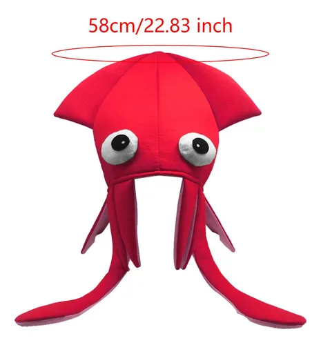 Tocado De Calamar, Sombreros Locos, Para Carnaval, Rosa