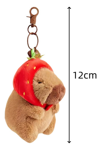 Colgante De Peluche De Carpincho Simulado De 12 Cm