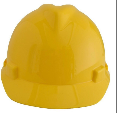 Casco Seguridad Industrial Msa T/cachucha C/matraca Amarillo