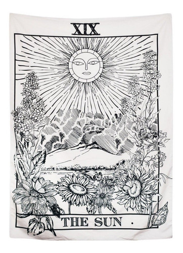 Imagen 1 de 4 de Tapiz Tarot The Sun - El Sol / Manta / Bandera - Pequeño
