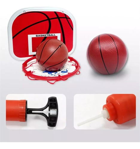 Aro De Basquet Tablero Con Pelota Para Cama Elastica