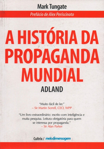 Livro A Historia Da Propaganda Mundial  Cultrix / Meio&mensagem