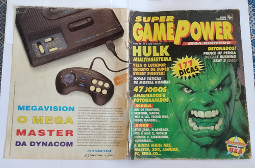 ( Capa Solta ) Revista Super Gamepower Nº 1