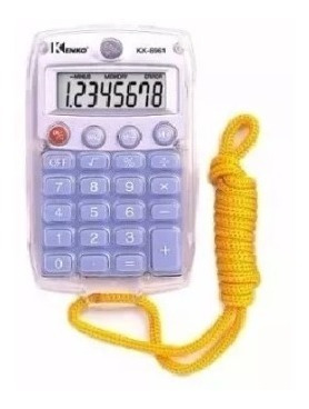 Kit Com 10 Calculadora Kk-8961 Cores Sortidas