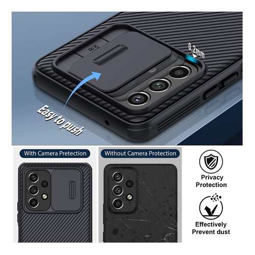 Imagen 7 de 8 de Carcasa Nillkin Camshield Pro Para Samsung Todos Los Modelos