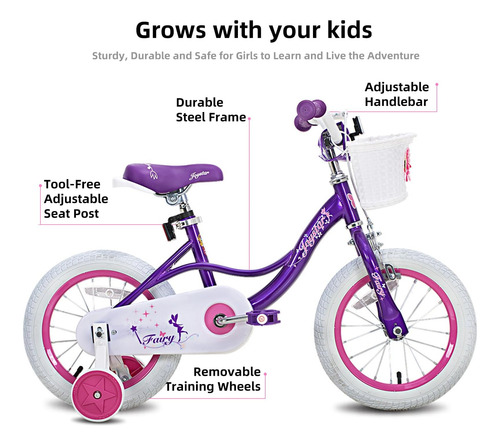 Joystar De 16 Pulgadas Bicicleta Para Niños Para 4 5 Años De