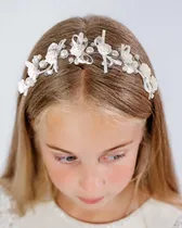 Comprar Diadema De Flores Niñas Diadema De Flores Blancas Diad...