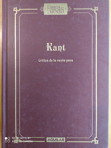 Crítica De La Razón Pura - Kant / Aguilar