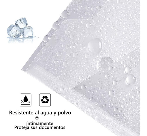 De 20pcs Carpetas Folder Plastico Plastico Documento A4 De