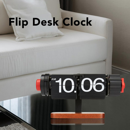 Reloj Vintage, Reloj Retro, Reloj De Mesa Flip Mesa Retro Re