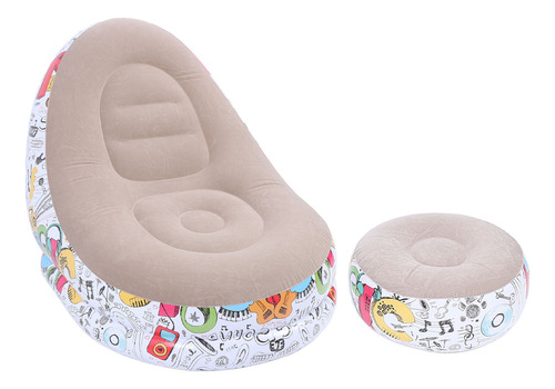 Sofá Inflable Lindo Graffiti De Dibujos Animados