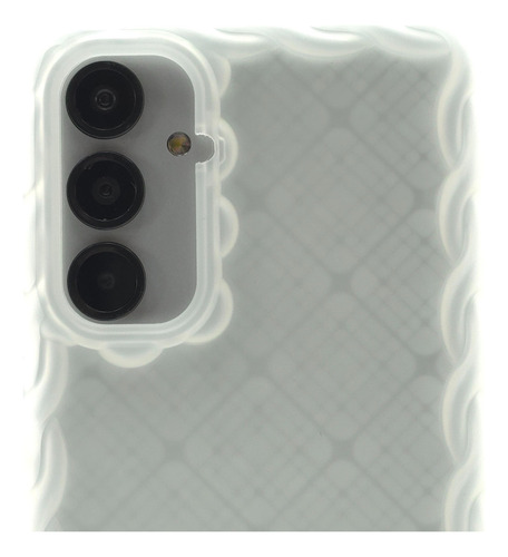 Funda + Mica Para Samsung A16 Case Protector Carcasa Rudo Crochet - Frosted Samsung A16