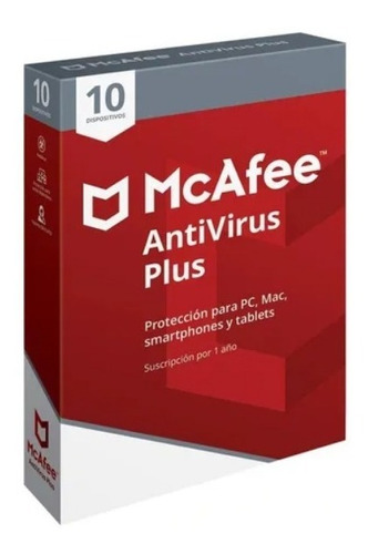Antivirus Mcafee Plus 10 Dispositivos 1 Año Original*