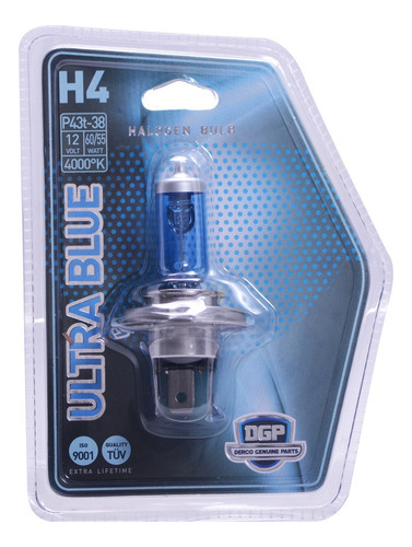 Ampolleta Dgp Ultra Blue H4 De 12v Y 60/55w Base P43t-38 Dgp