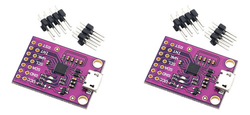 Placa De Depuración Crystally-2x Cp2112 Módulo Ccs811 Usb A