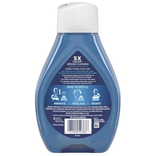 Lavatrastes Refill Dawn Powerwash Spray 473ml Caja Con 2pzs