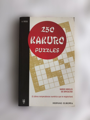 Libro 250 Kakuro Puzzles Mercado Libre