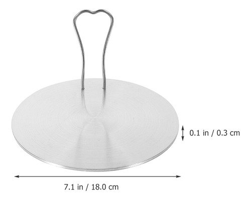 Adaptador De Placa De Inducción De Acero Inoxidable Para Pla
