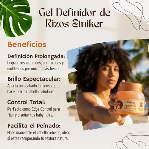 Etniker Gel Definidora De Rizos X 300 g | Cuotas sin interés