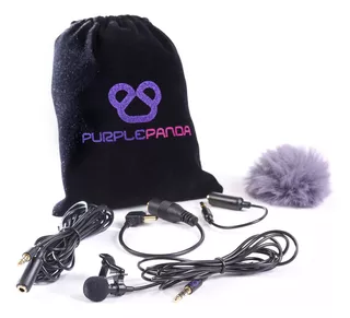 Purple Panda Lavalier Kit De Microfono De Solapa - Microf...