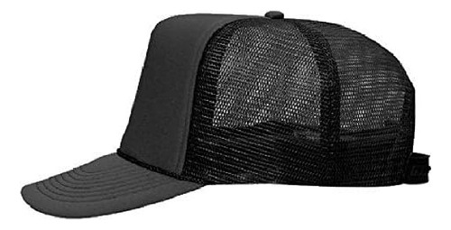 Gorra De Camionero De 5 Paneles Con Parte Delantera De Espum