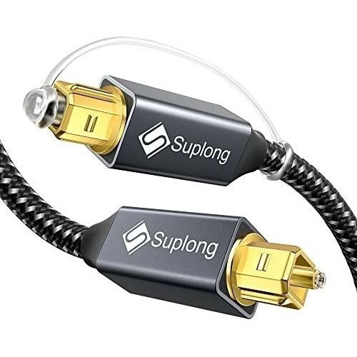 Suplong Cable De Audio Digital Óptico De 6 Pies/5.9 ft Tosli