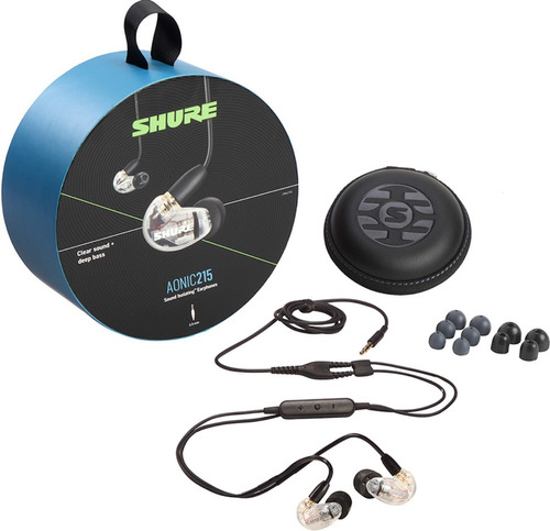 Shure Aonic 215 Auricular In Ear Con Micrófono + Accesorios