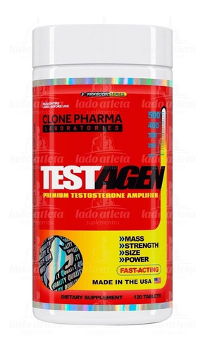 Testagen 120 Tab Clone Pharma Pré Hormonal [com Nota Fiscal]