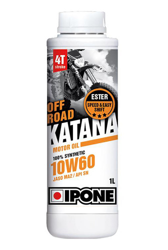 Aceite Moto Enduro Sintetico Katana Off Road 4t 10w60 1l Ipo