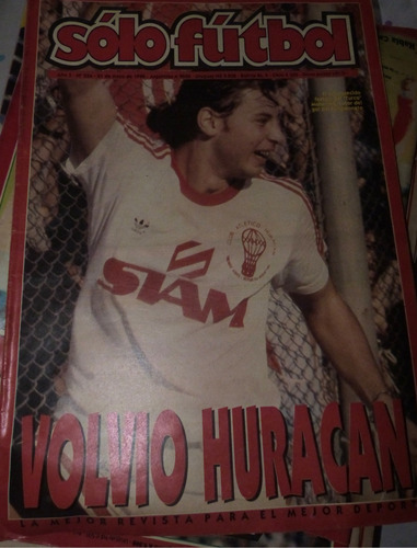 Revista Solo Futbol Volvio Huracan 1990