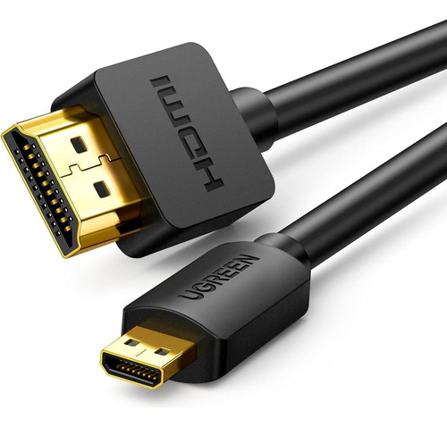 Ugreen Adaptador De Cable Micro Hdmi A Hdmi 4k 60hz Ether...