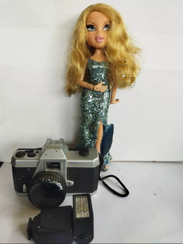 Bratz Cloe Vestido Azul Noche Camara The Movie Mga (Usado)