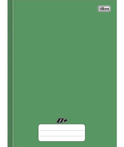 Caderninho Brochura Pequeno Capa Dura 96 Folhas D+tilibra Cor Verde