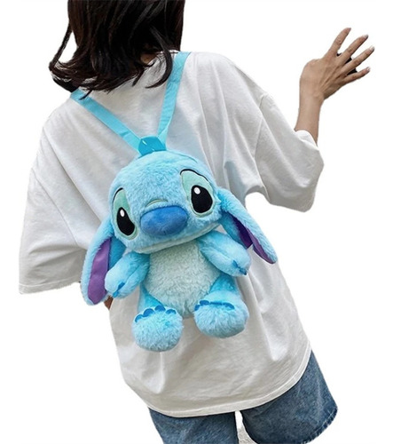 Stitch Plush Backpack Muñeca De Peluche De Anime Mochila