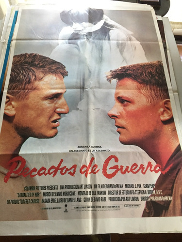 Poster Pecados De Guerra Sean Penn Michael Fox