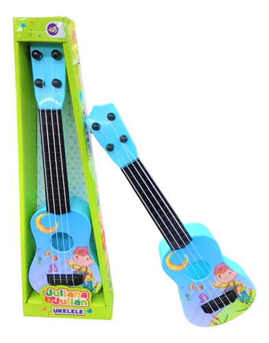 Mi Primer Guitarrita Ukelele Plastico Juliana Y Julian Tts