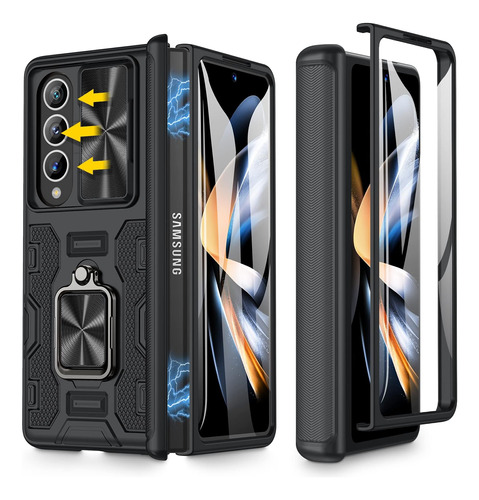 Caka Funda P/ Samsung Galaxy Z Fold 4 Cubre Camara Protector