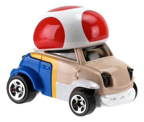 Vehículo De Coche Mario Bros. Toad De Hot Wheels