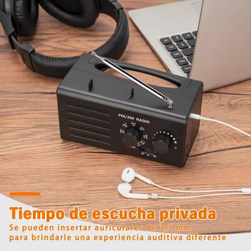 Tendak Mini Radio Portatil Pequeña, Transistores FM Am con