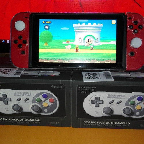 Nintendo Switch 8bitdo Sf30 Pro Bluetooth Steam Android Y Pc