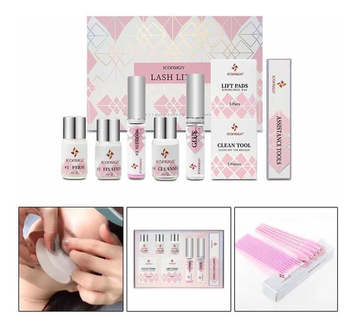 Kit Completo Para Lifting De Pestañas Marca Lash Lift