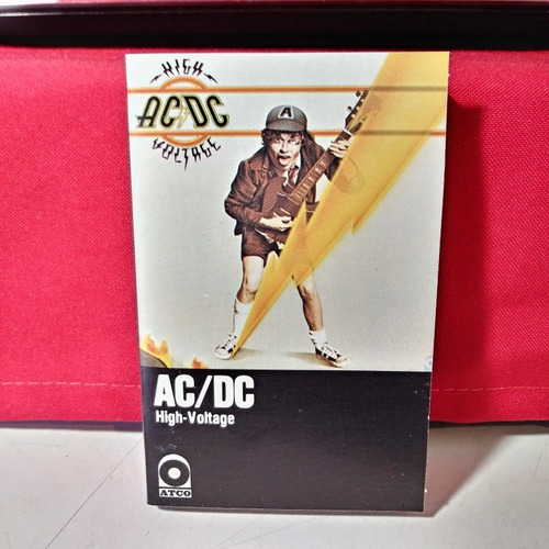 Ac/dc Acdc High-voltage Casete 1976 1ra Ed Canada Lea