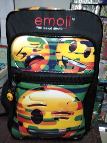 Mochila Emoji Con Cierre Gigante Cresko 3 Cierres